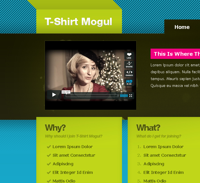 Time Warp PSD theme